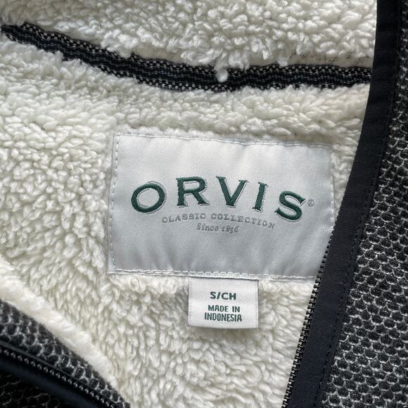 Orvis Womens 1/4 Zip Fleece Lined Pullover Cozy Warm Jacket Outdoors Size Small - Picture 6 of 10